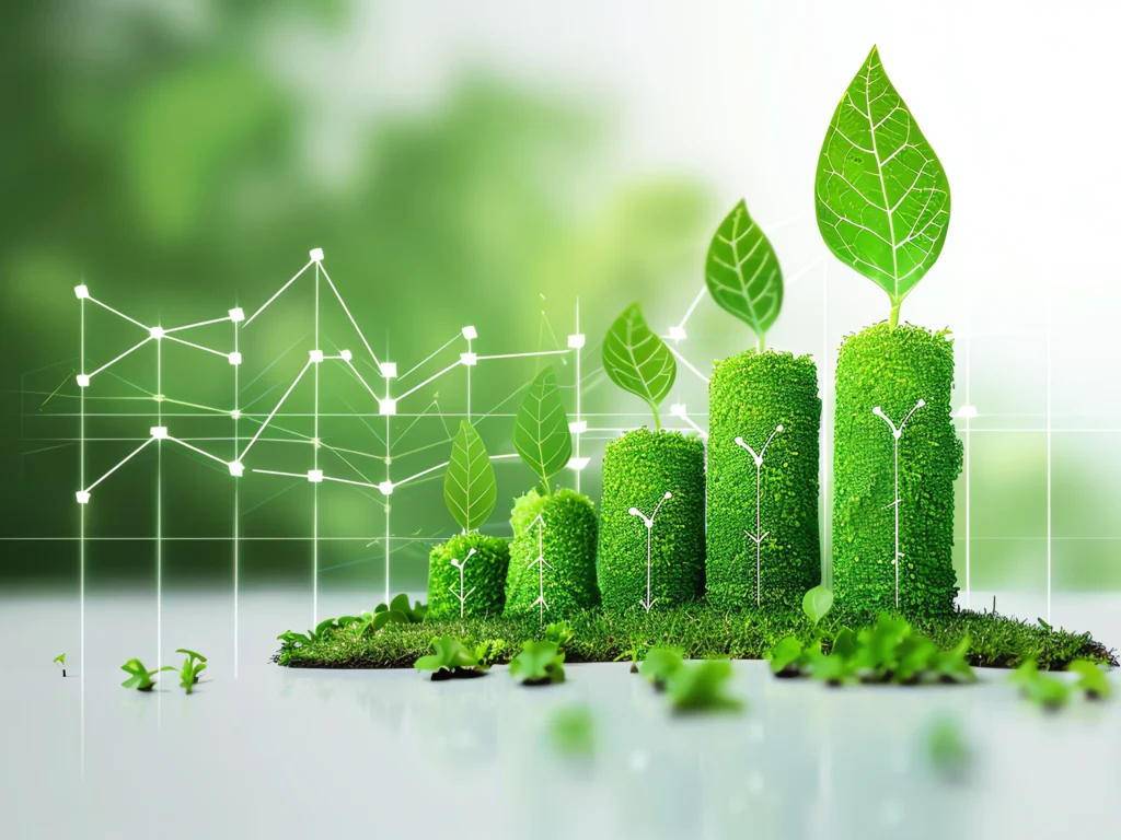 Grafik symbolisiert die Nachhaltigkeit in der Kälberaufzucht und -Mast